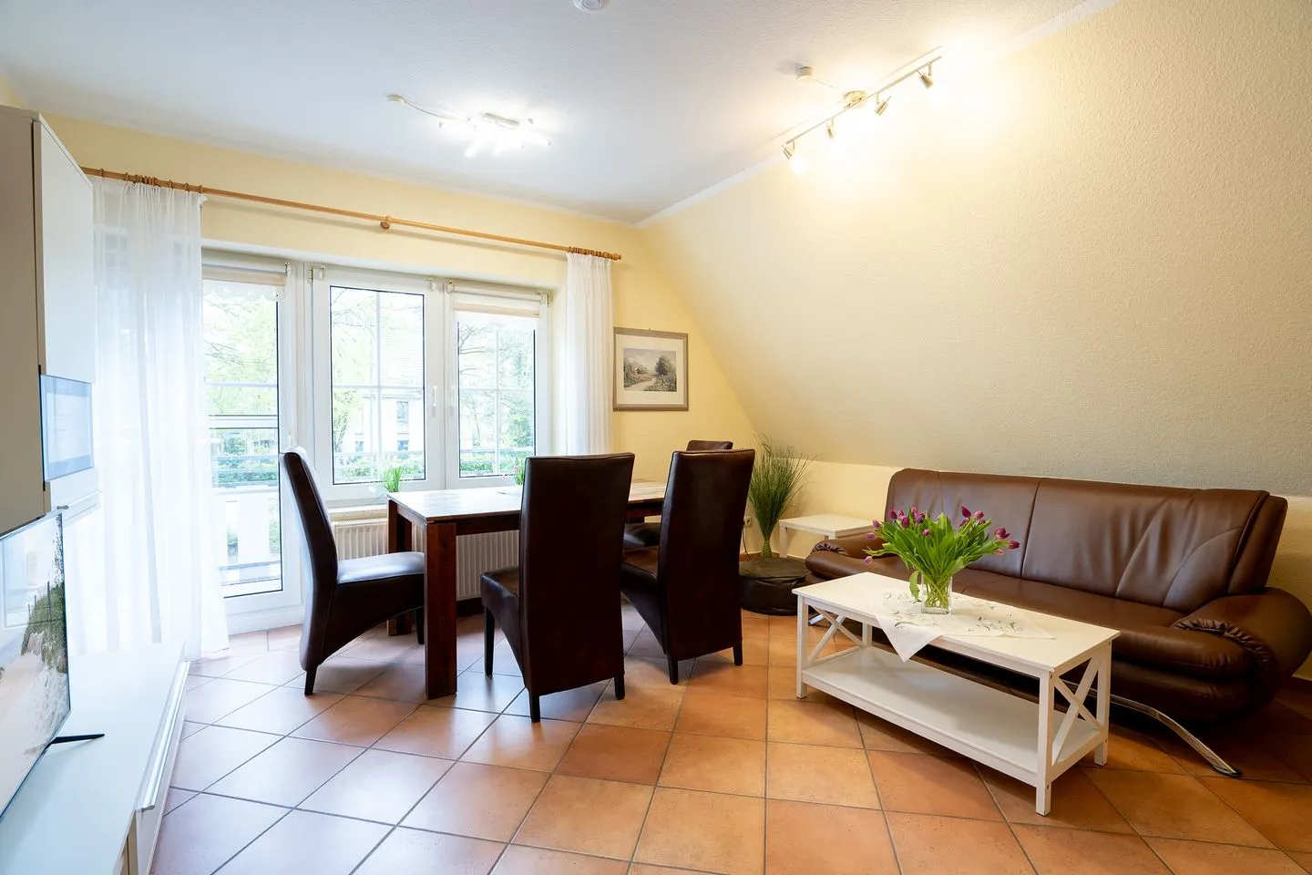 (STR47a) Ferienwohnung "Heitmann" Niendorf - Wohnzimmer