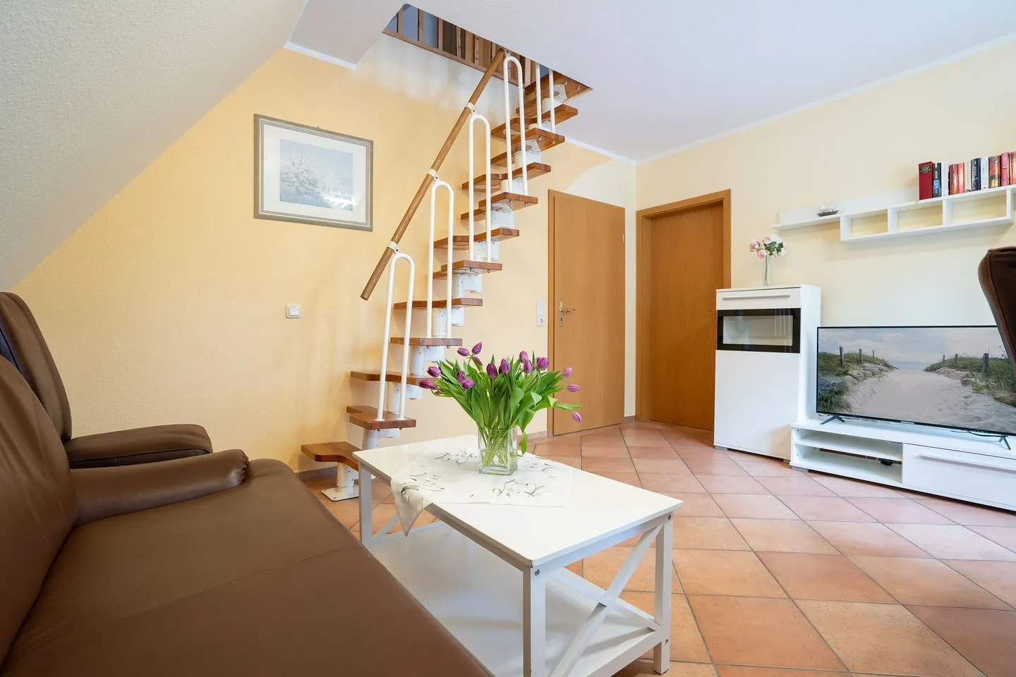 (STR47a) Ferienwohnung "Heitmann" Niendorf - Wohnzimmer