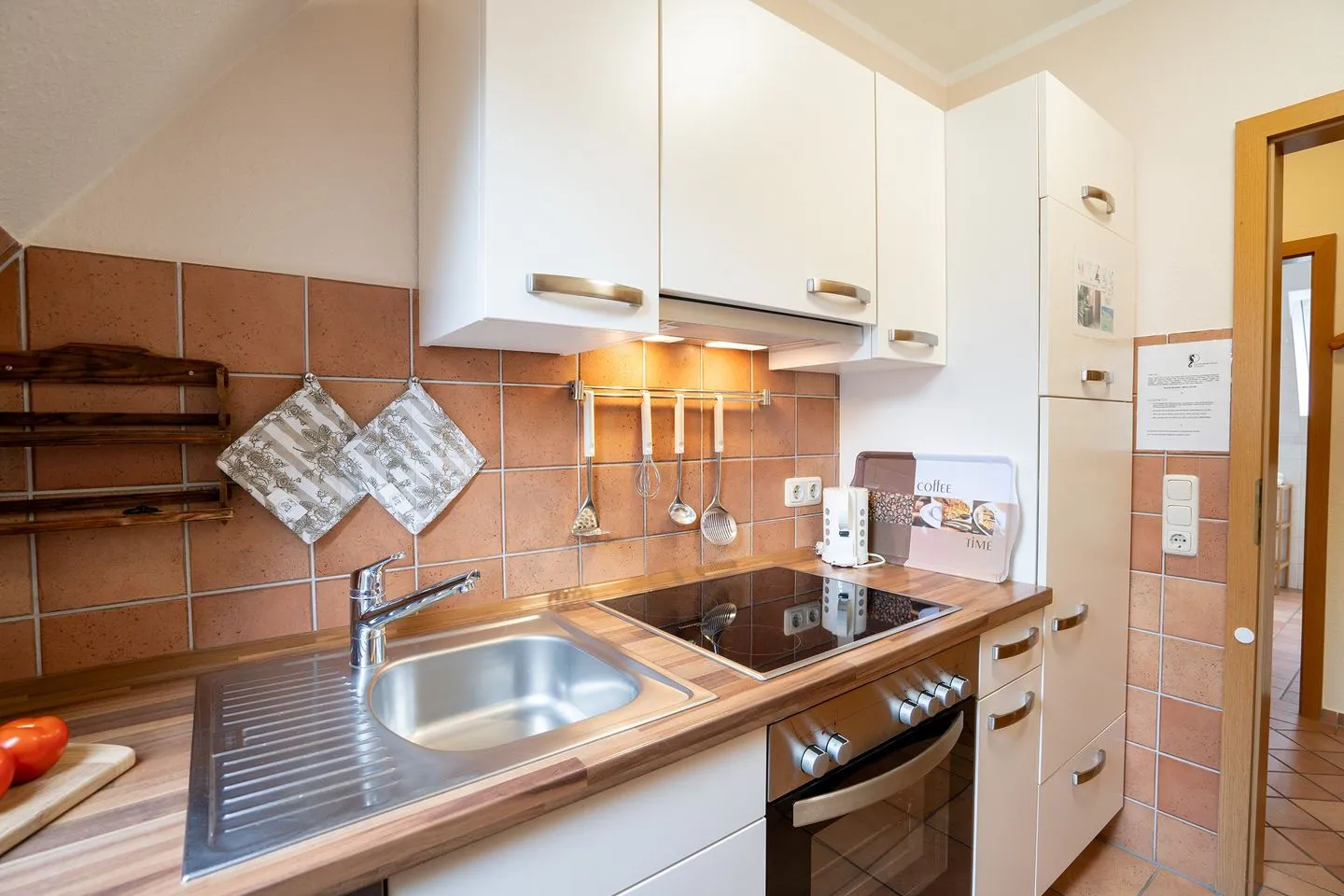 (STR47a) Ferienwohnung "Heitmann" Niendorf - Küche / Küchenzeile