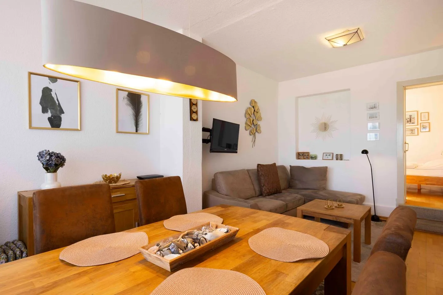 (STR73) Ferienhaus "Meeresblick" Niendorf - Wohnzimmer