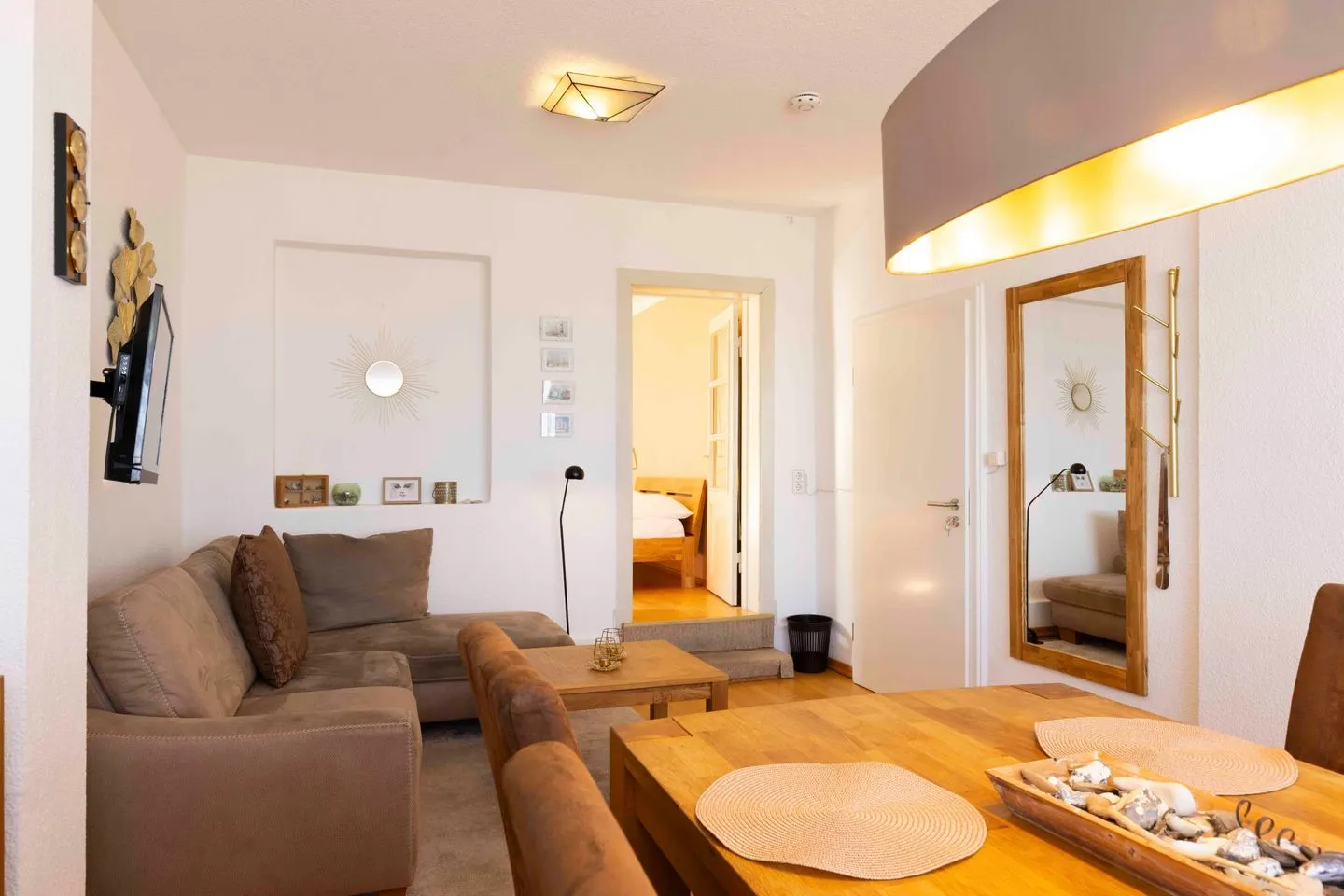 (STR73) Ferienhaus "Meeresblick" Niendorf - Wohnzimmer
