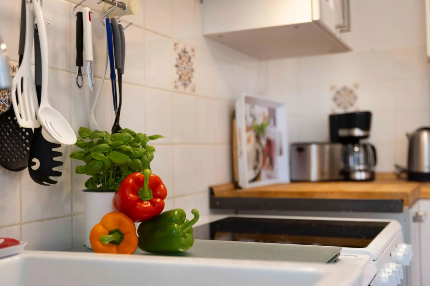 (STR73) Ferienhaus "Meeresblick" Niendorf - Küche / Küchenzeile