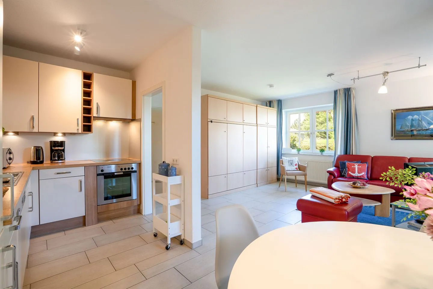 (STR80a) Ferienwohnung "Haus Atlanta" Niendorf - Küche / Küchenzeile