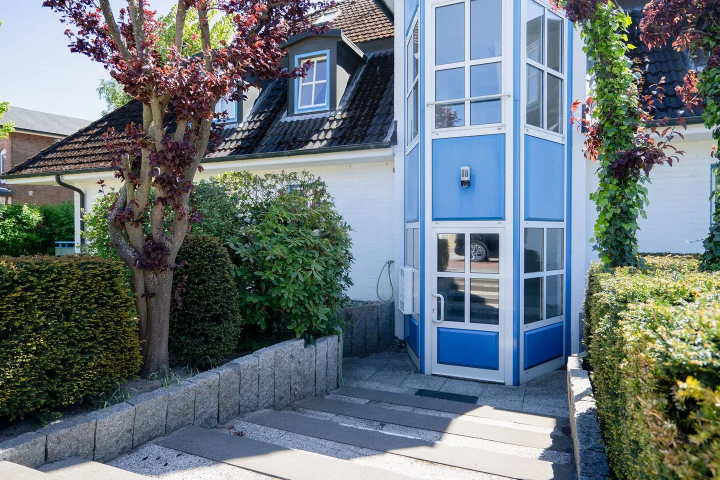 (STR80a) Ferienwohnung "Haus Atlanta" Niendorf - Fassade / Eingang