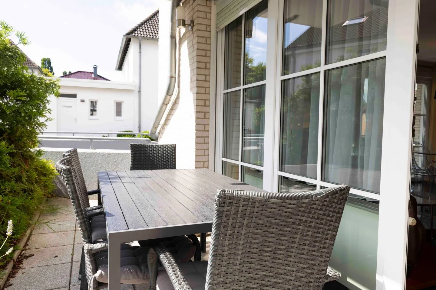 (TRA2c) Ferienwohnung "Baumgartner" Niendorf - Terrasse