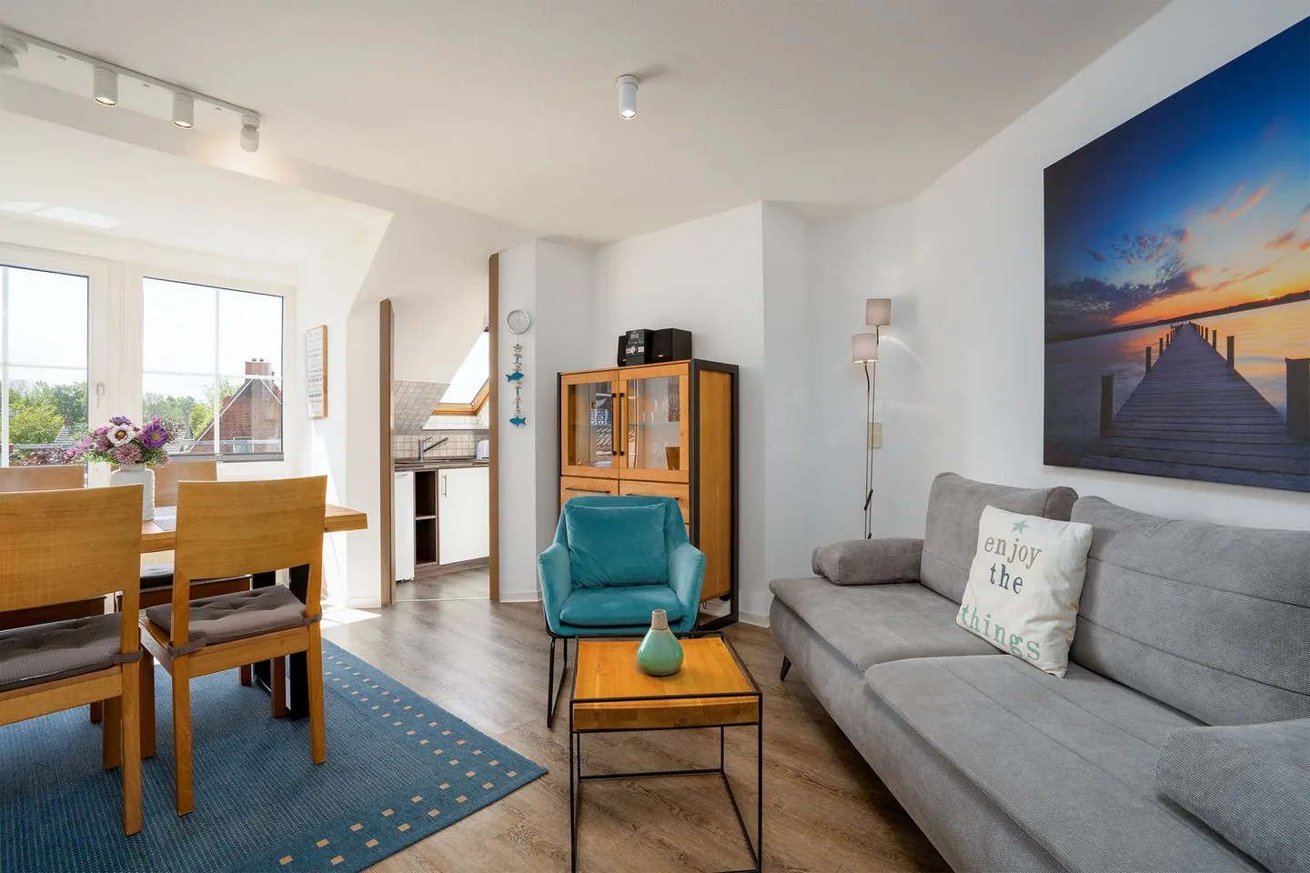 (TRA7) Ferienwohnung "Reichelt" Niendorf - Wohnzimmer