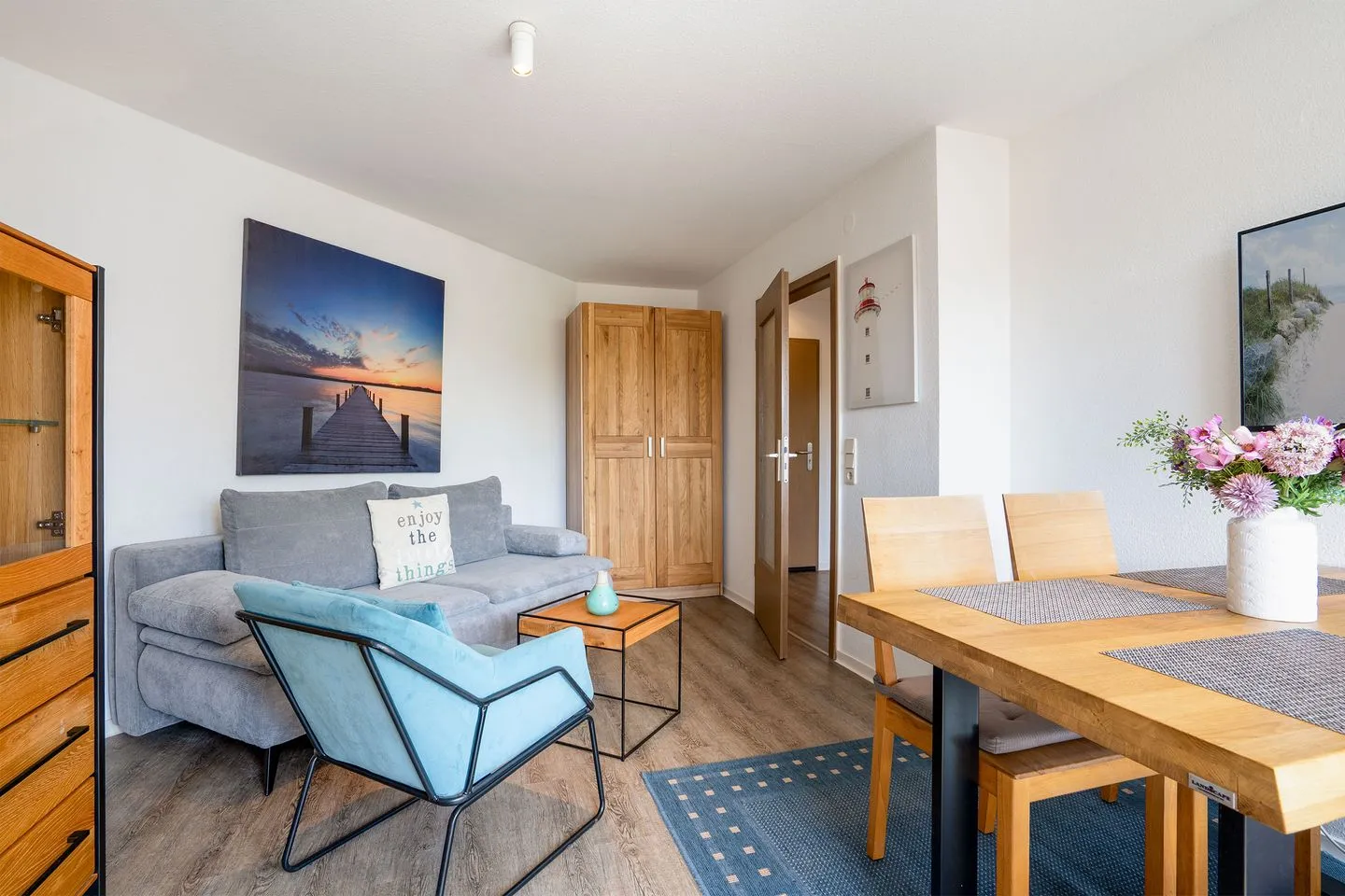 (TRA7) Ferienwohnung "Reichelt" Niendorf - Wohnzimmer