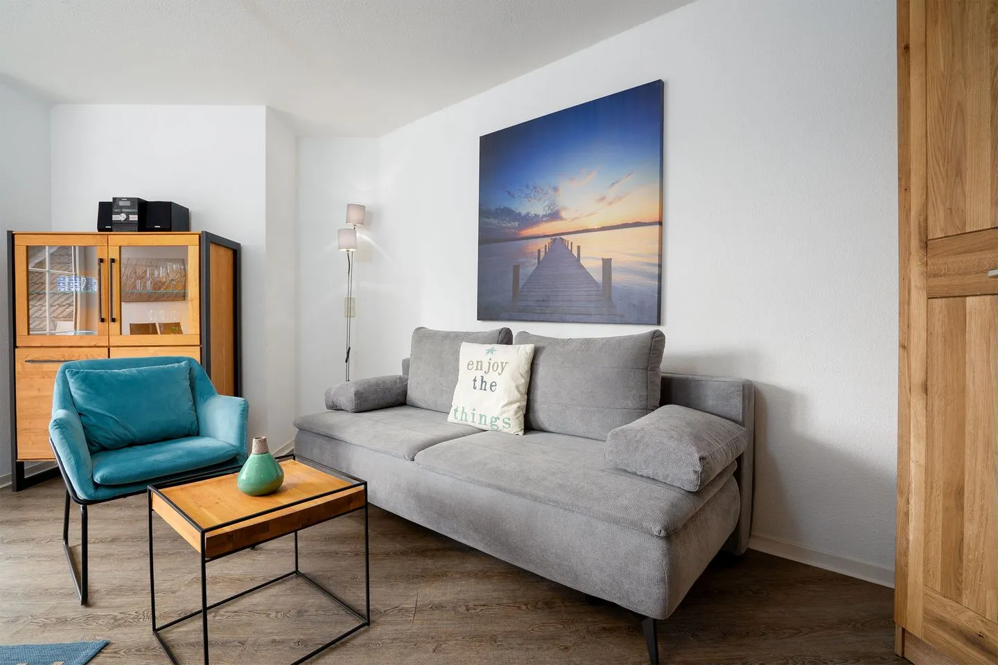 (TRA7) Ferienwohnung "Reichelt" Niendorf - Wohnzimmer