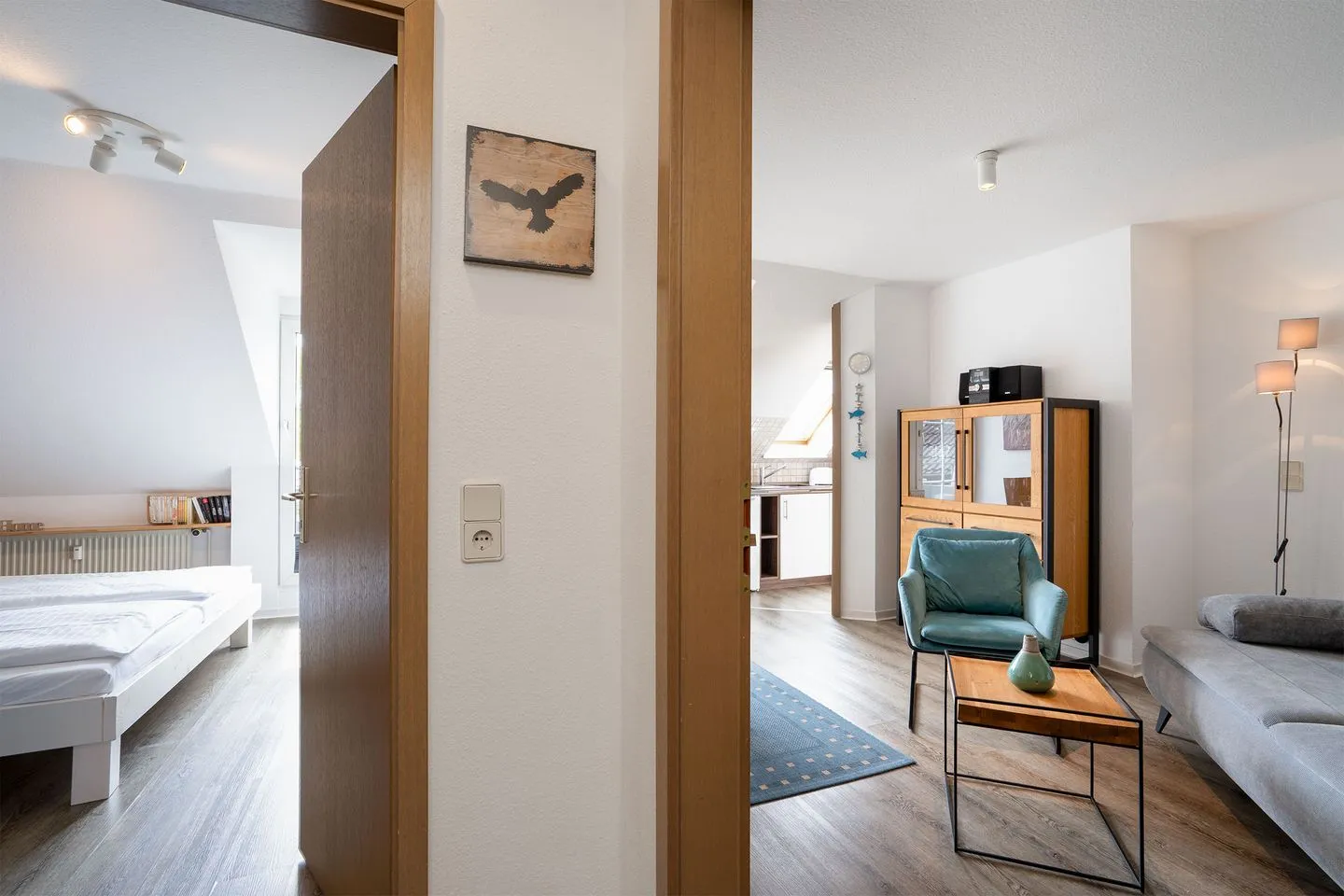 (TRA7) Ferienwohnung "Reichelt" Niendorf - Wohnzimmer