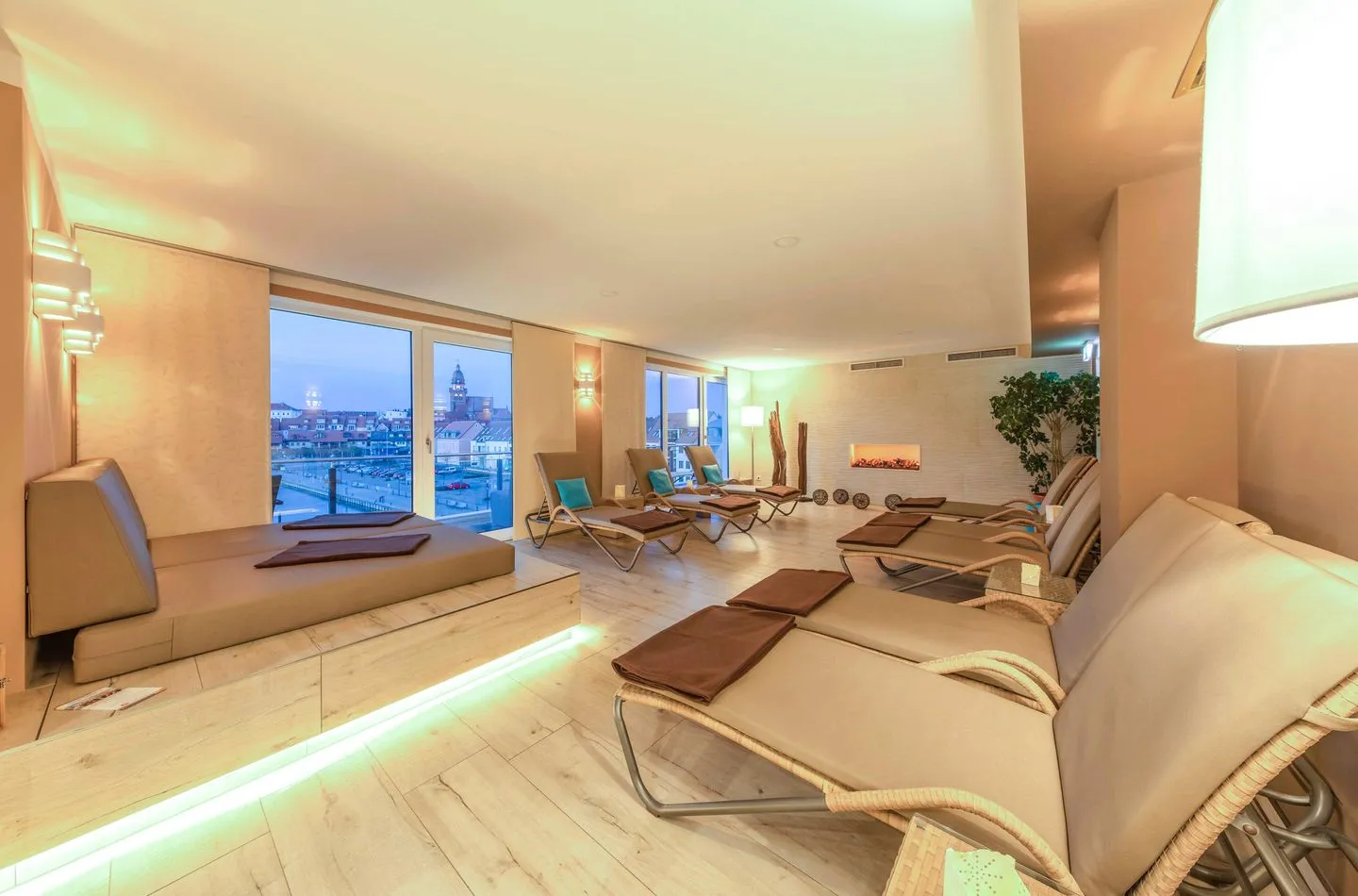 Hafenidylle Waren (Müritz) - Ferienwohnung Hafenidylle Hafenresidenz: Relaxraum