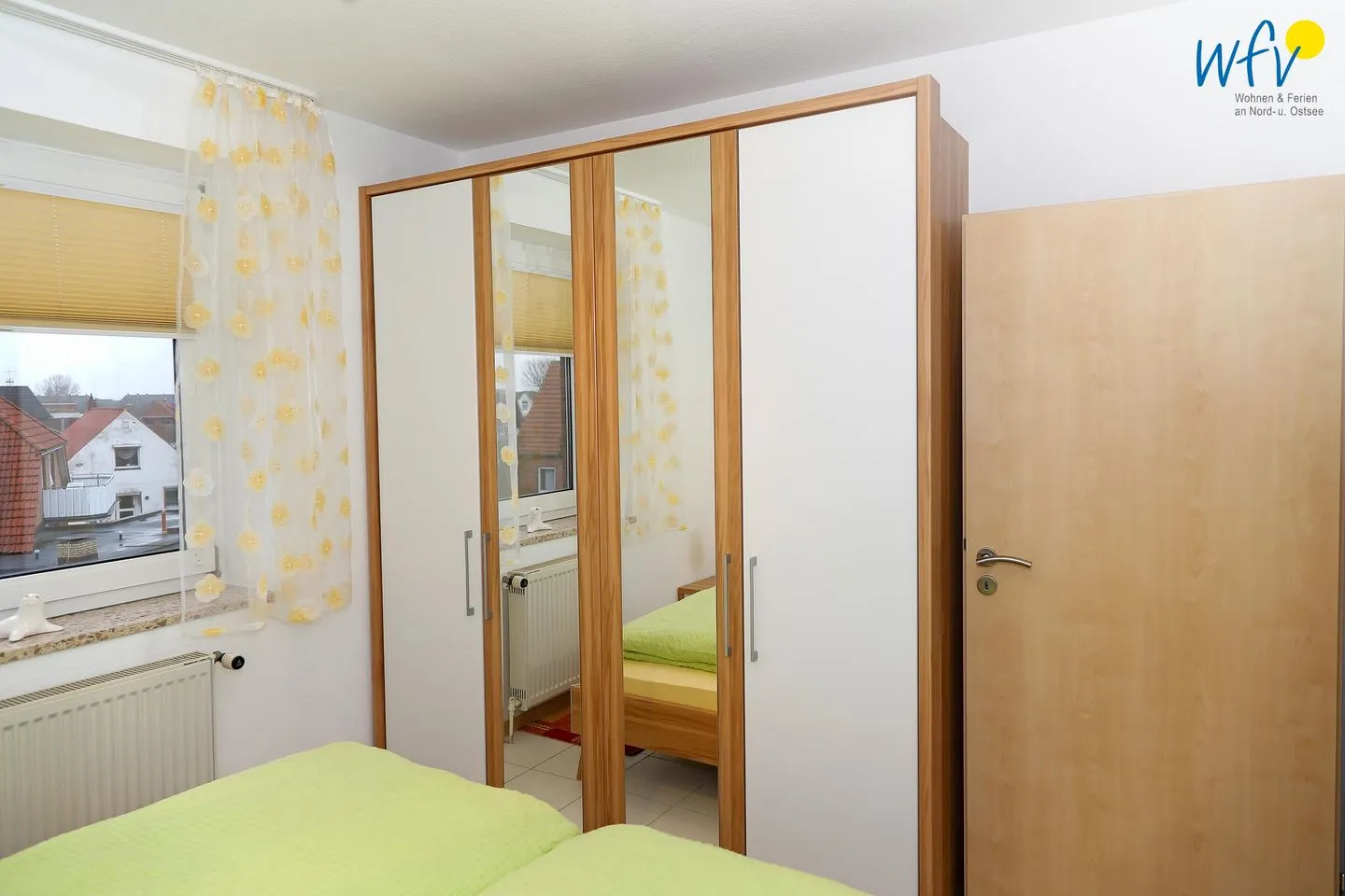 Strandhus Ferienwohnung MeerZeit Borkum - Schlafzimmer