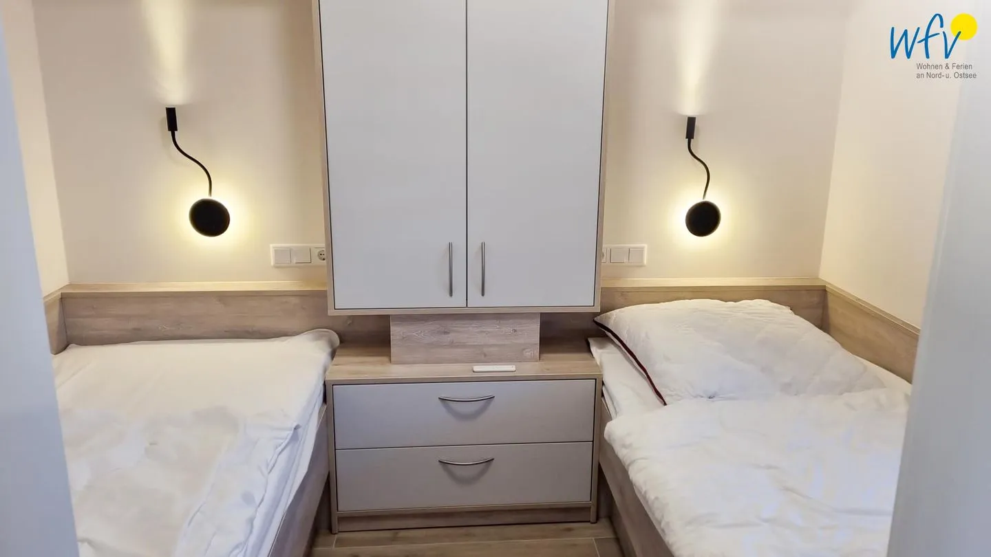 Alter Damenpfad 3 Ferienwohnung Petje's 7 Borkum - Schlafzimmer