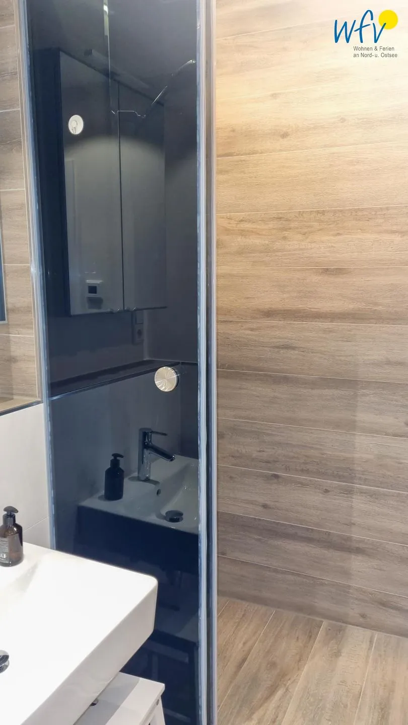 Alter Damenpfad 3 Ferienwohnung Petje's 7 Borkum - Badezimmer