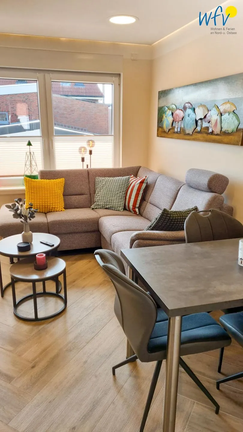 Alter Damenpfad 3 Ferienwohnung Petje's 7 Borkum - Wohnzimmer