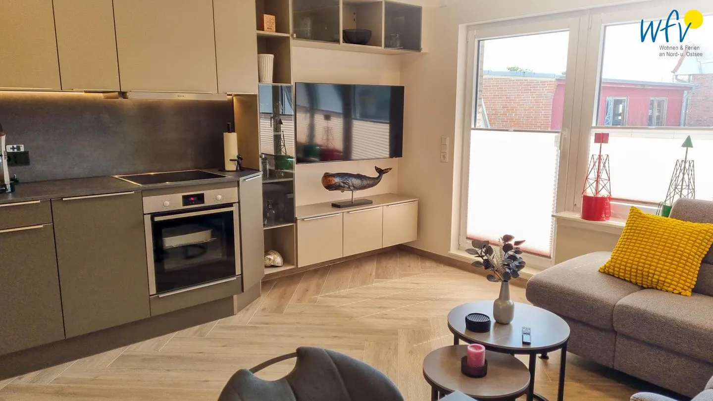 Alter Damenpfad 3 Ferienwohnung Petje's 7 Borkum - Wohnzimmer
