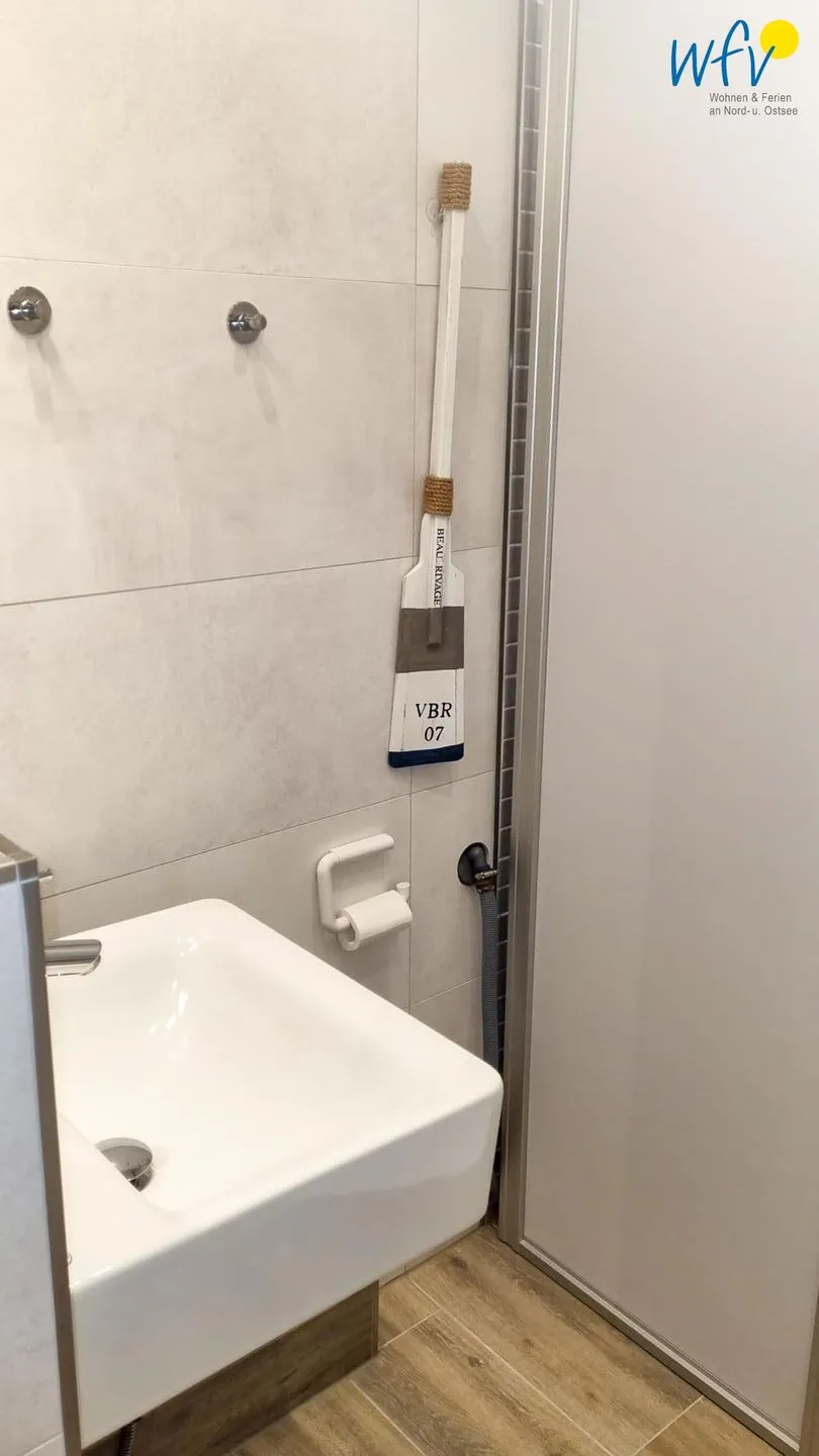 Alter Damenpfad 3 Ferienwohnung Petje's 7 Borkum - Badezimmer