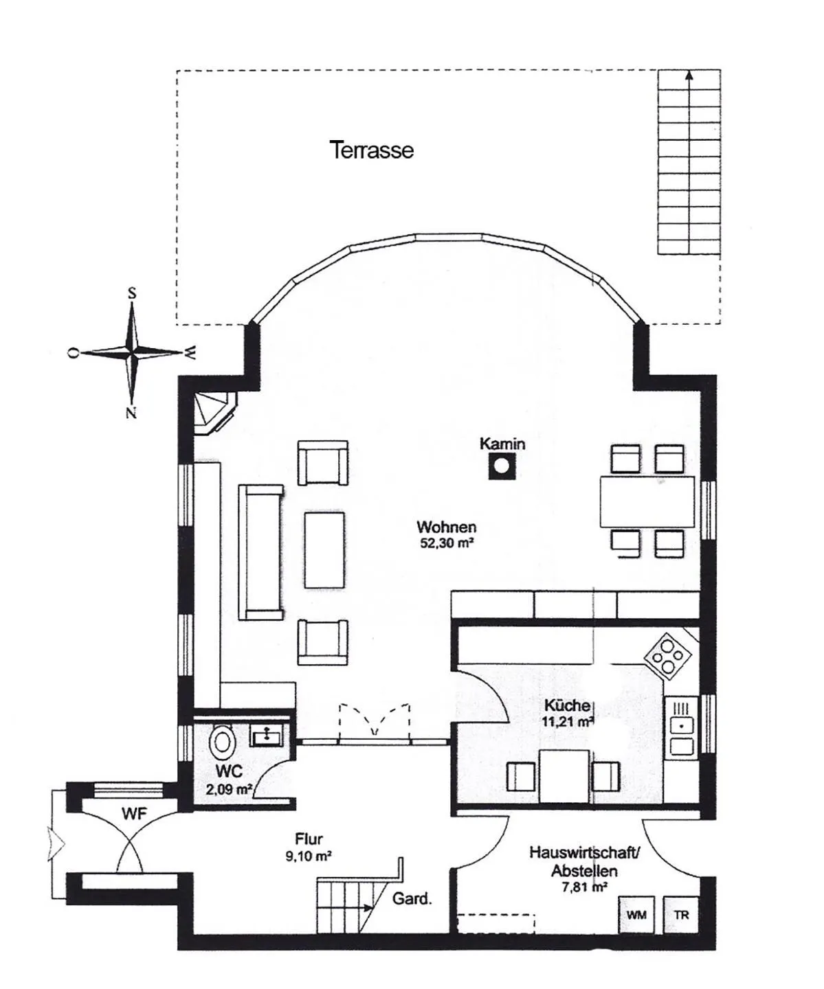 Ferienhaus *Traumblick* Wittdün auf Amrum - Grundriss