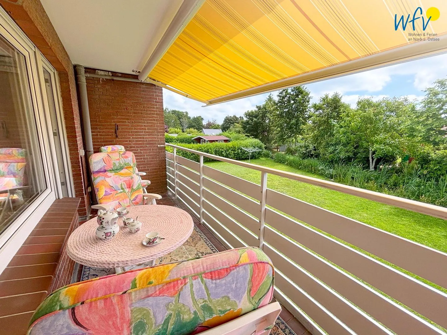 Oma Hannas Borkum Stuuv Ferienwohnung 6 Borkum - Balkon