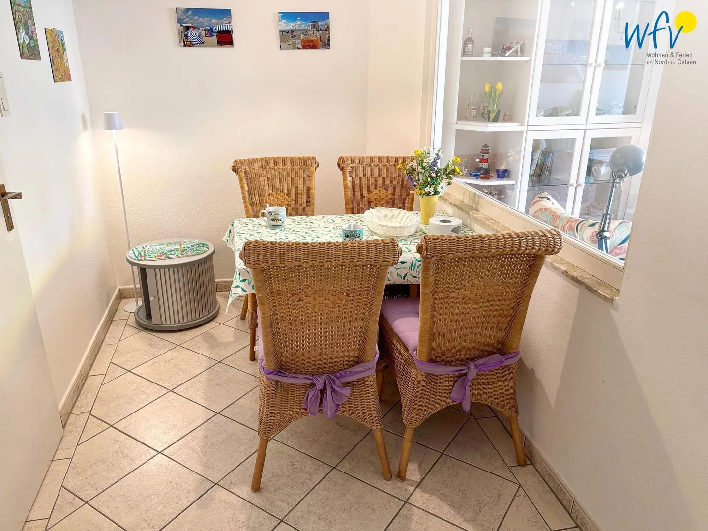 Oma Hannas Borkum Stuuv Ferienwohnung 6 Borkum - Essbereich