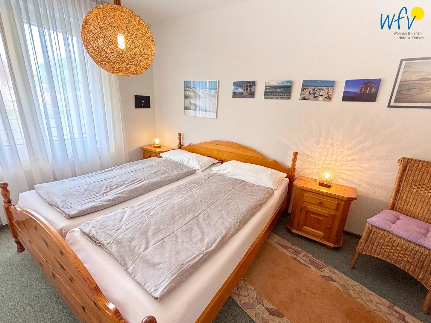 Oma Hannas Borkum Stuuv Ferienwohnung 6 Borkum - Schlafzimmer