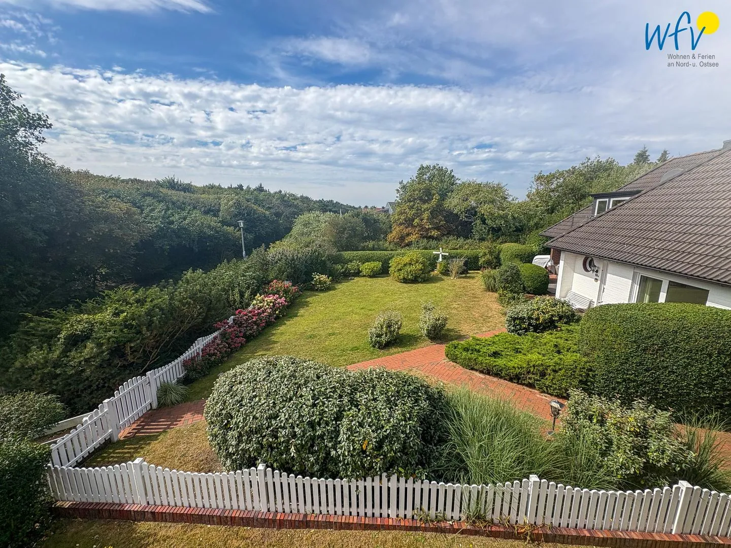 Villa Düna Ferienwohnung 3 Wangerooge - Vogelperspektive