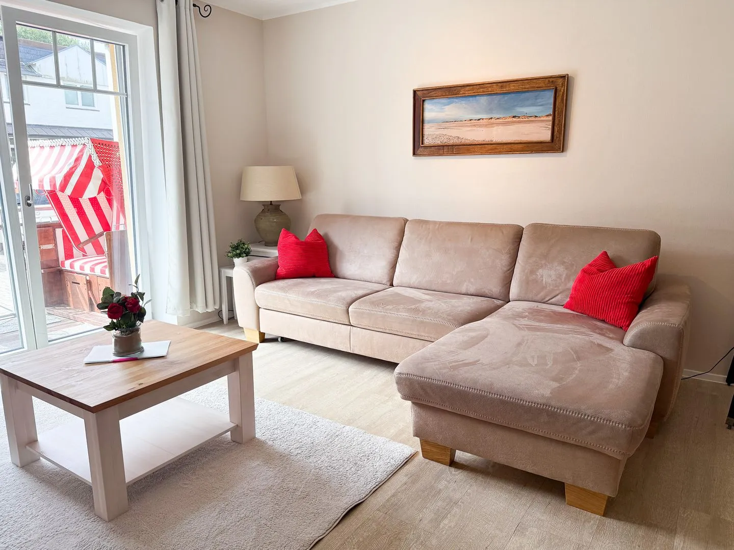 Strand Residenz Ferienwohnung *Strand Residenz 11* Wittdün auf Amrum - Wohnzimmer