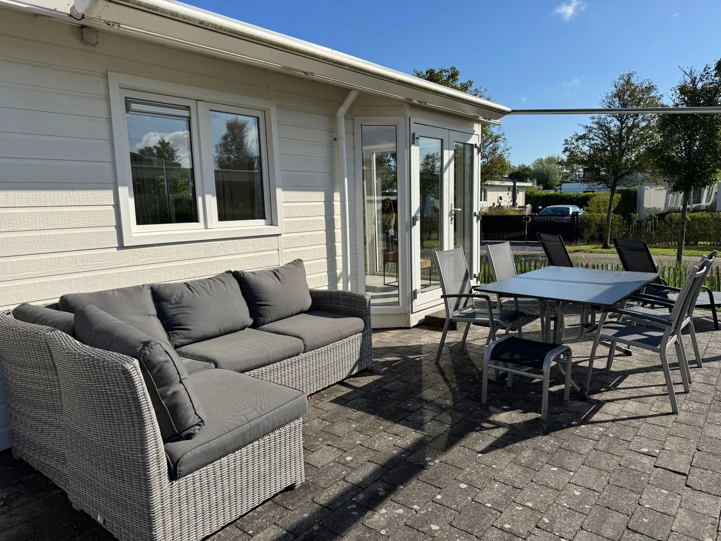 Breskens Chalet Huis Joschi mit Zaun Haus Nr. G139 Zeeland -