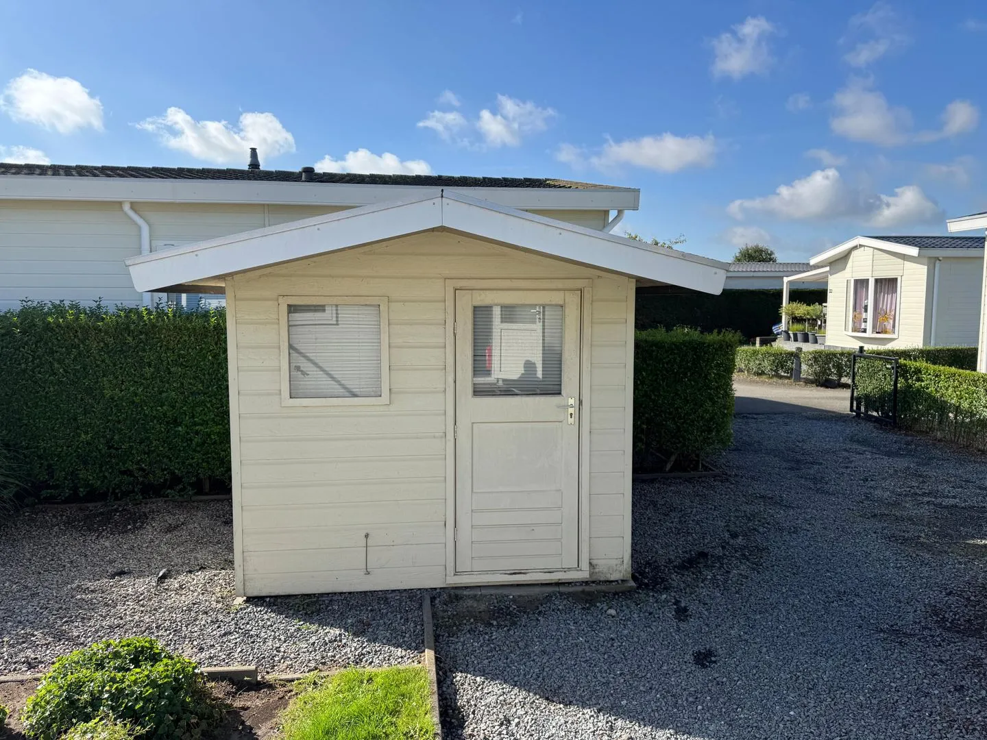 Breskens Chalet Huis Joschi mit Zaun Haus Nr. G139 Zeeland -