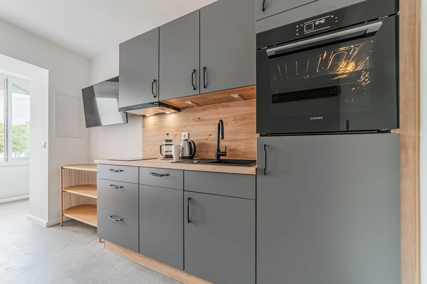 Ferienwohnung Nordwind Quartier Eckernförde Eckernförde - Küche / Küchenzeile