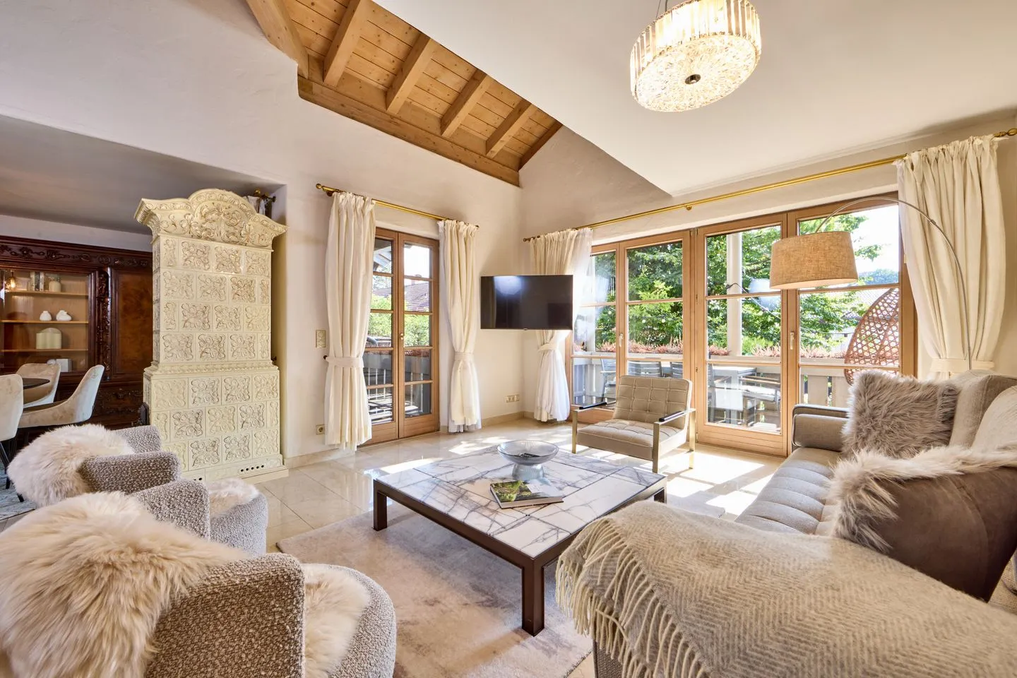 Ludwig'sLodge Garmisch-Partenkirchen - Living room