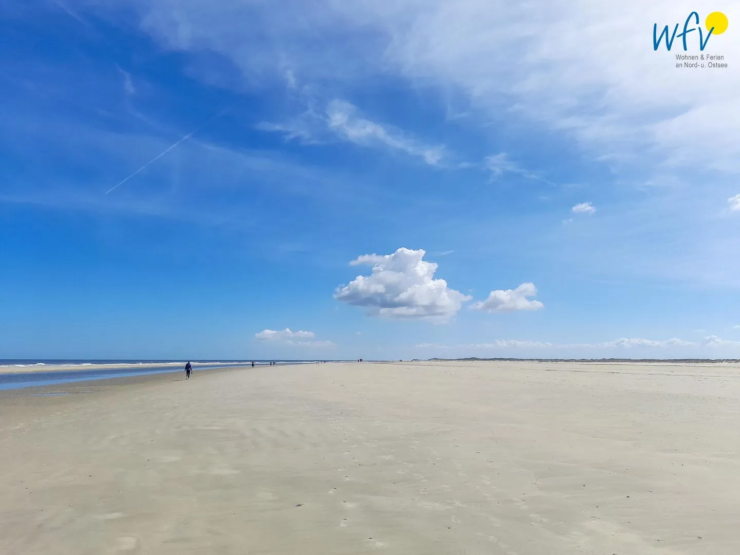 Strandhus Ferienwohnung Panorama Ausblick Borkum - Meerblick