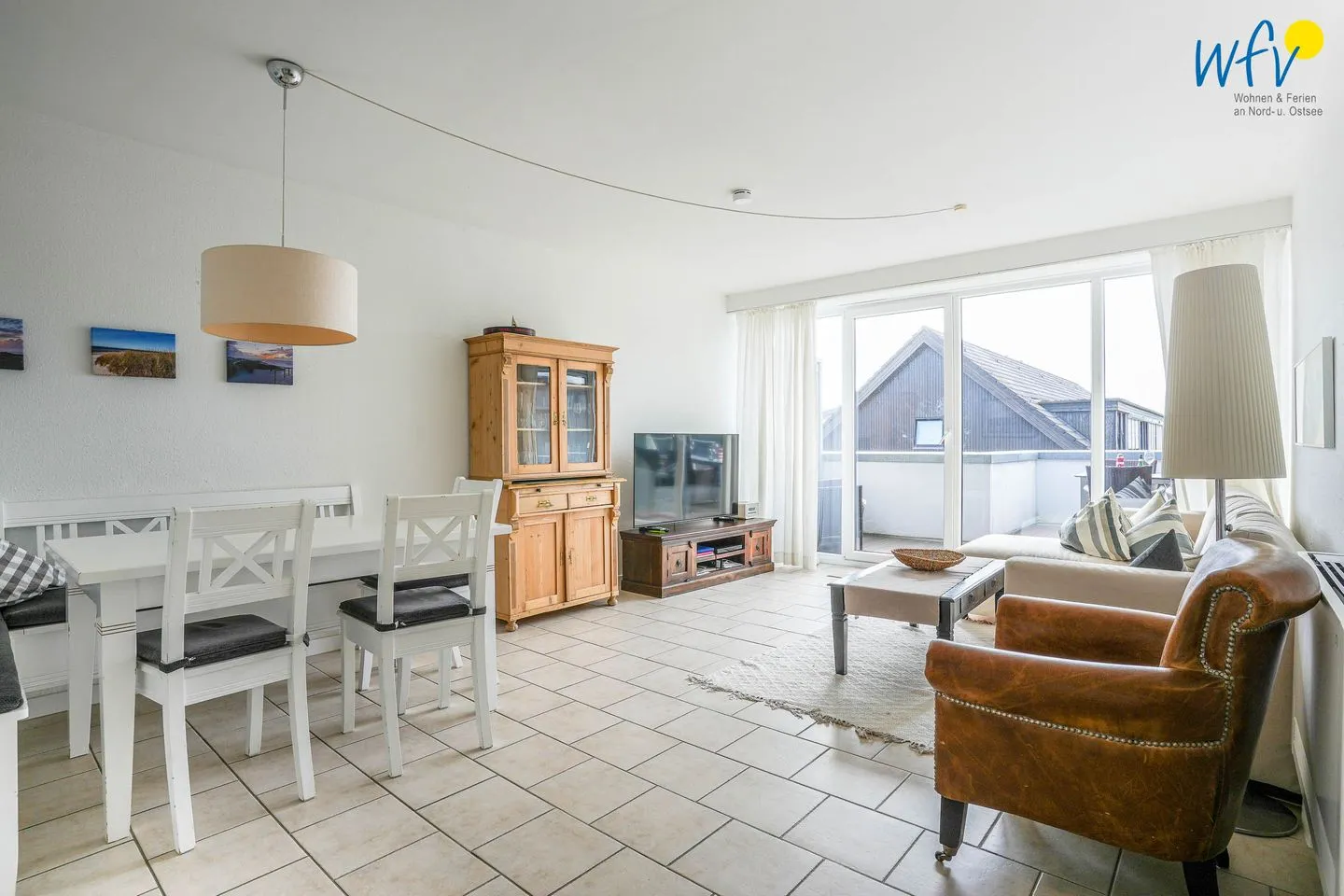 Haus Rasmus Ferienwohnung Kiebitzkoje Langeoog - Wohnzimmer