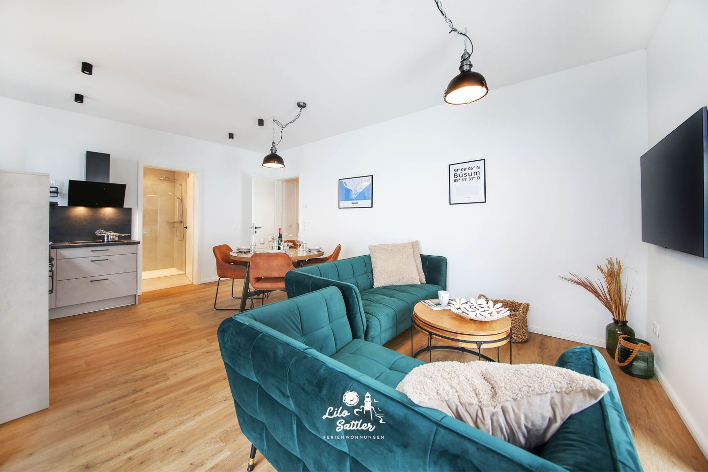 "Deichstuben" Whg. 1, Wohnzimmer