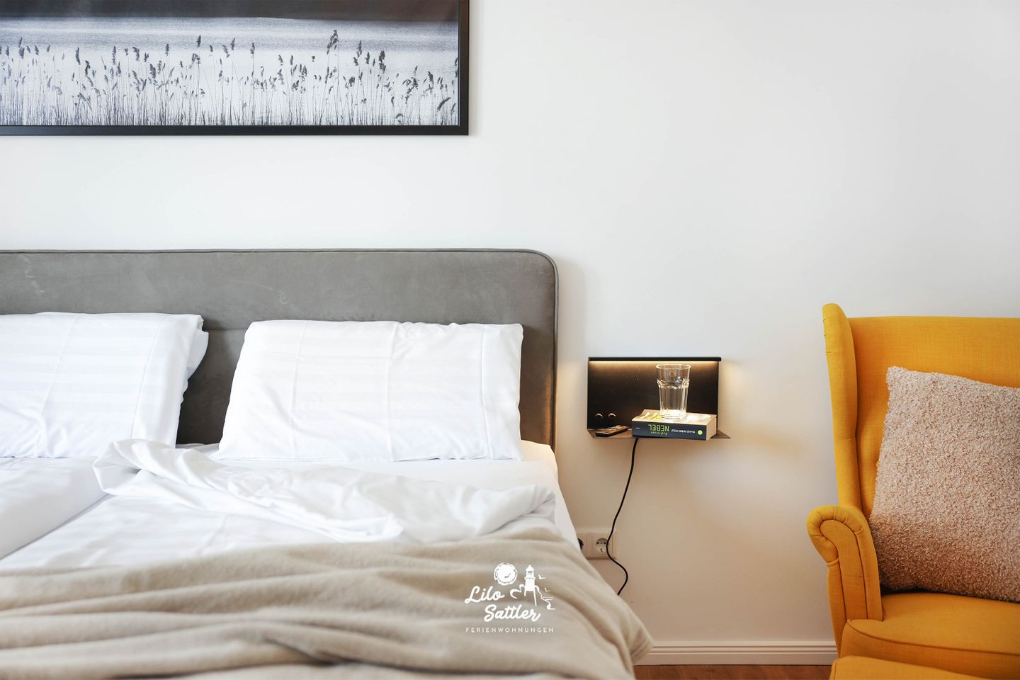 "Deichstuben" Whg. 1,Schlafzimmer 1
