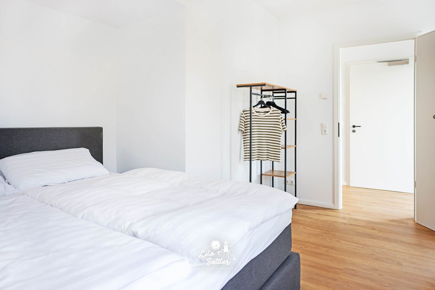 "Deichstuben" Whg. 1, Schlafzimmer 2