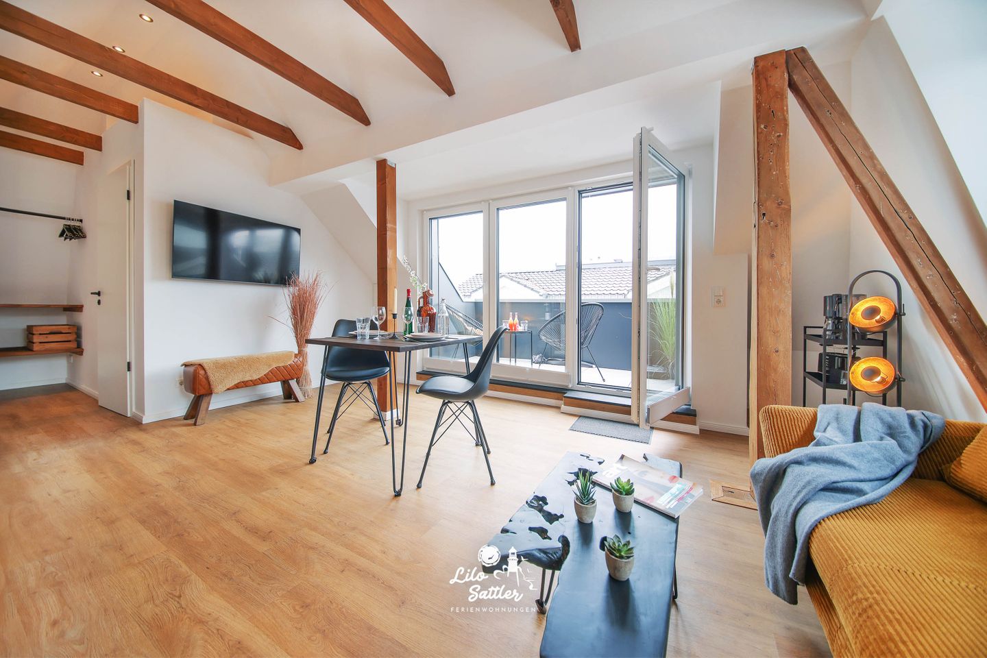 "Deichstuben" Whg. 3, Wohnzimmer