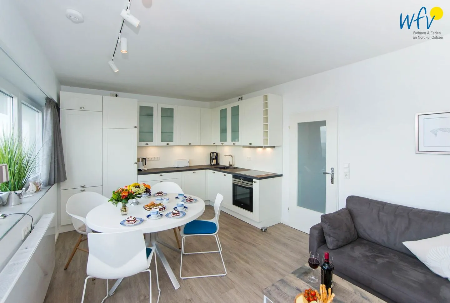 Haus Panorama Ferienwohnung Strandkieker Wangerooge - Wohnzimmer