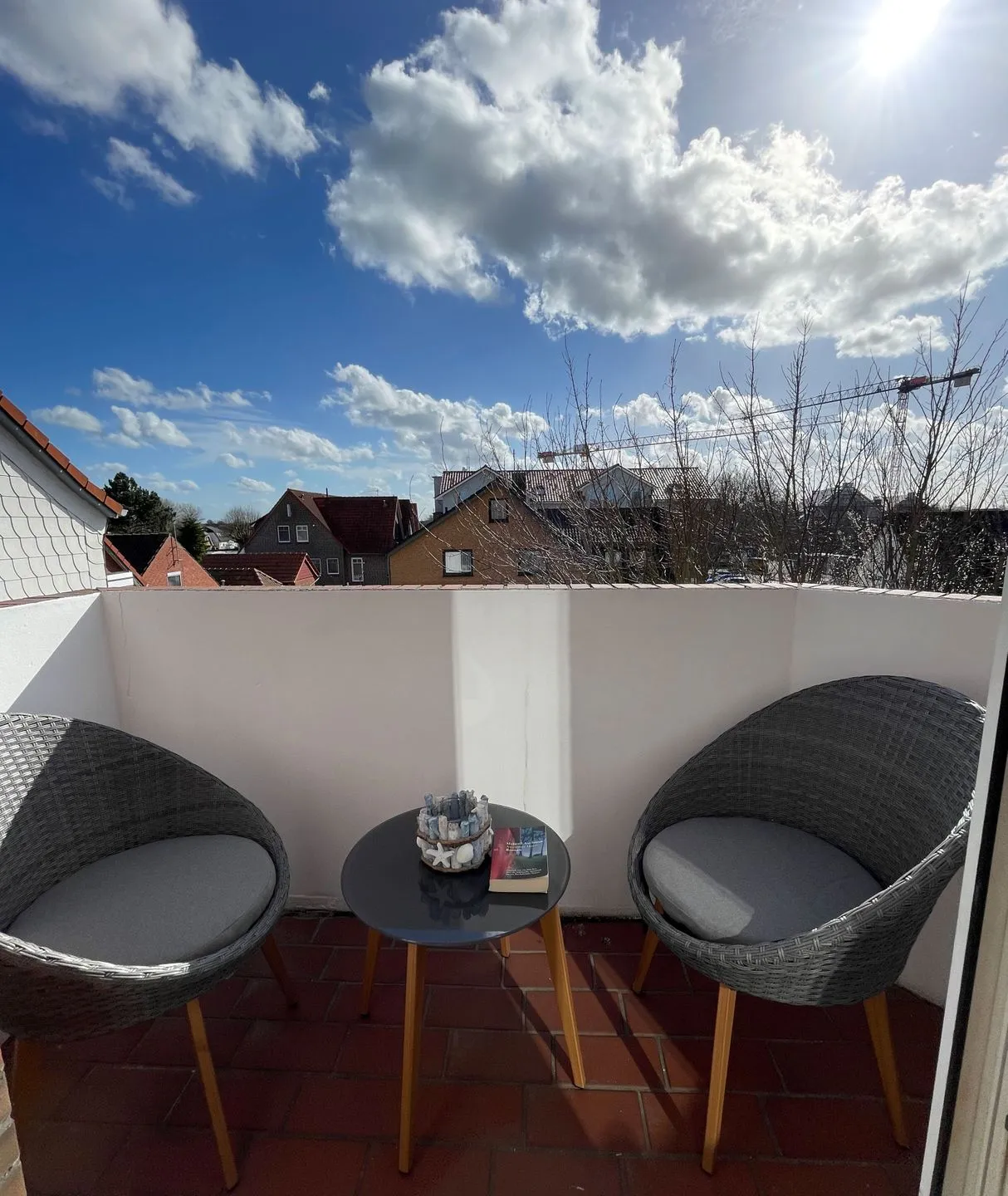 Seemöwe Carolinensiel - Balkon