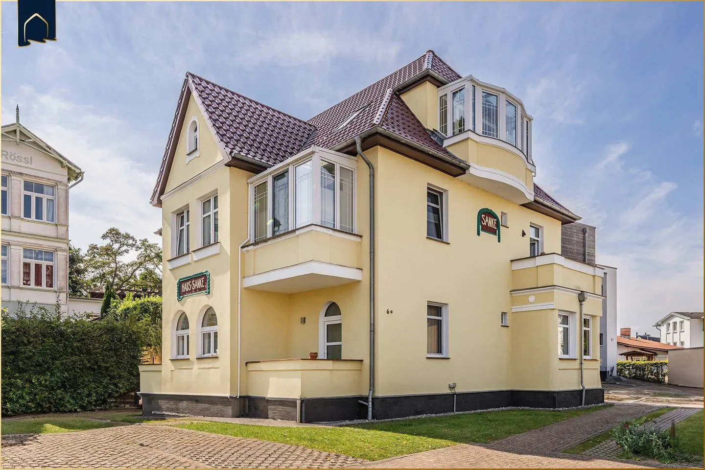 Villa Sanke Fewo Seeblick Ostseebad Ahlbeck -