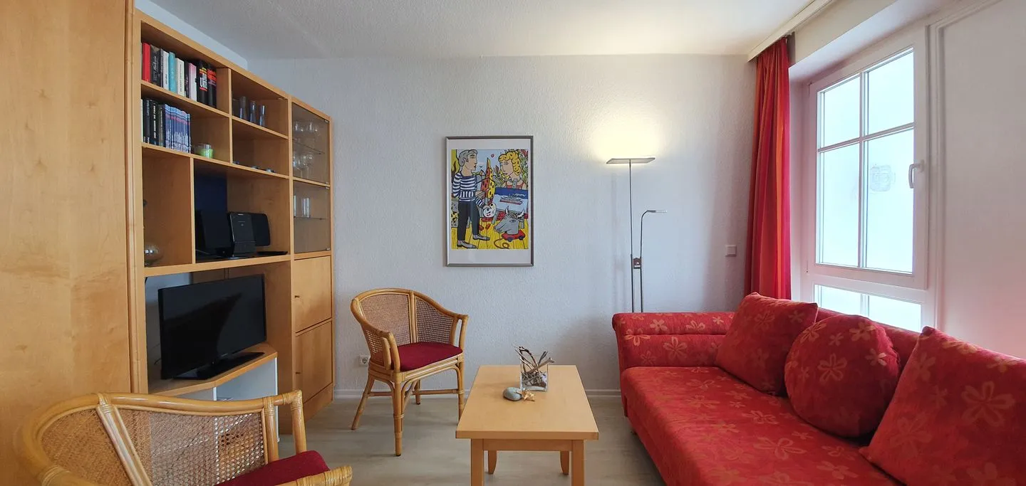 Fewo Having 353 Sellin - Wohnzimmer