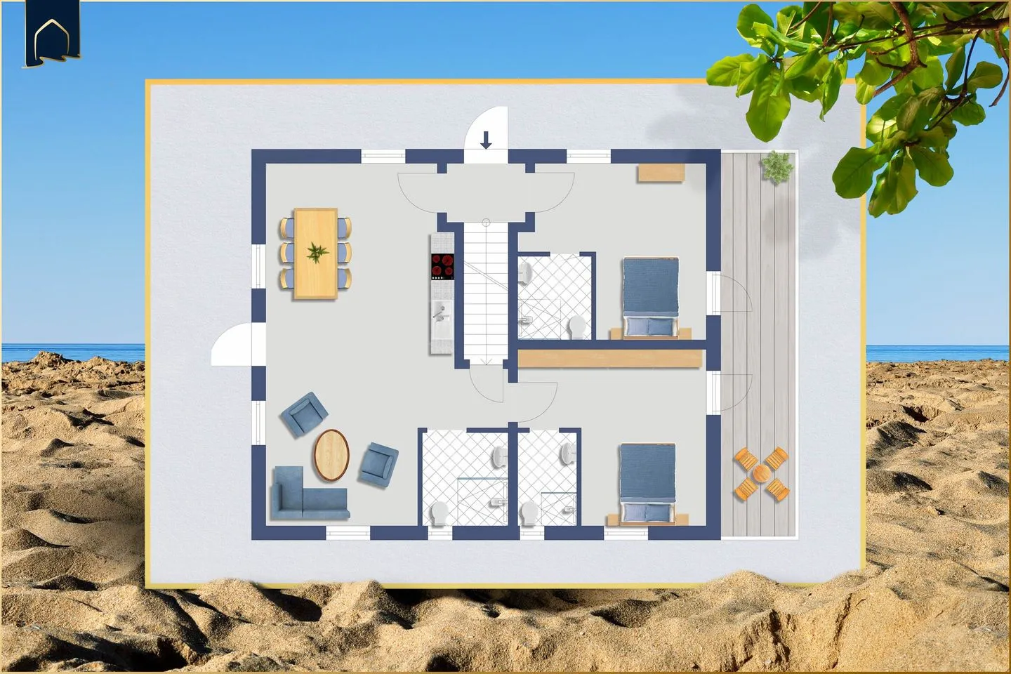 Ferienhaus Backhus Mellenthin -