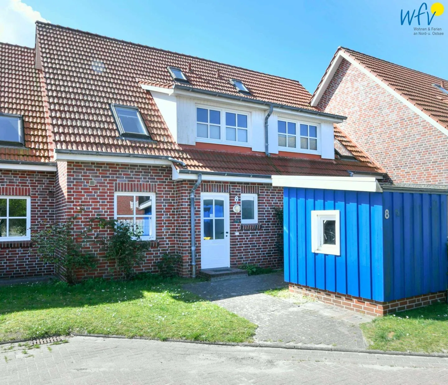 Ferienhäuser Jadehörn Ferienhaus Heiler Hus Wangerooge - Hauptansicht