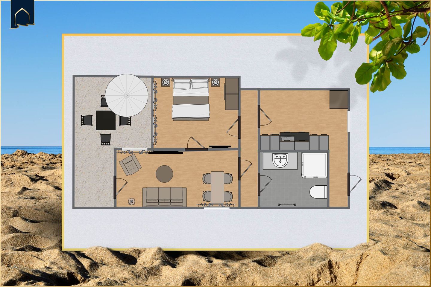 Villa Tanneck App. 2 Ostseebad Ahlbeck - Grundriss