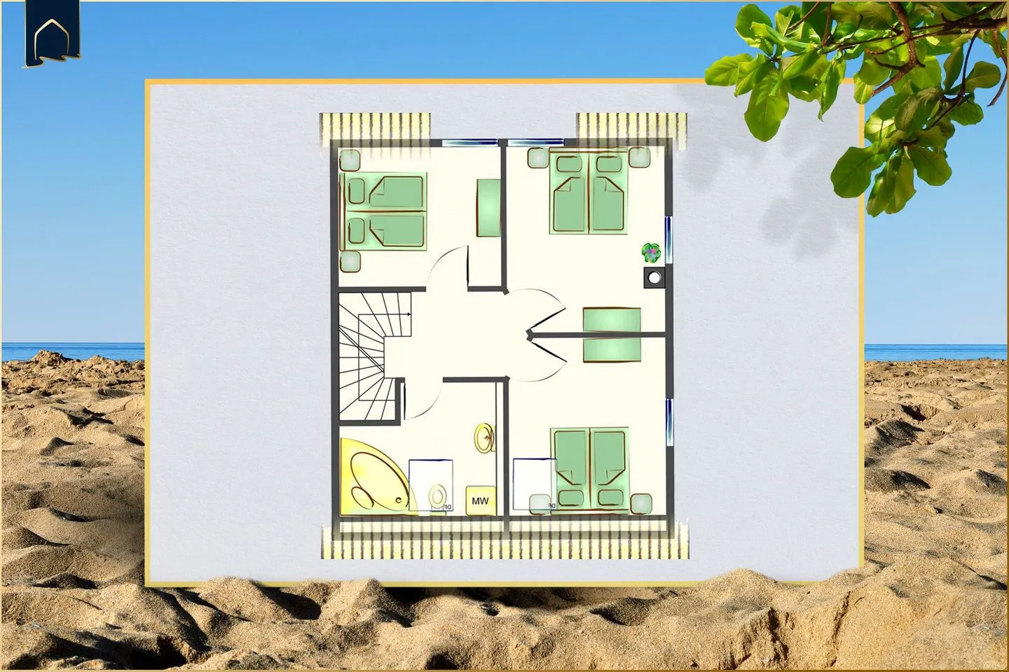 Ferienhaus Golfblick Korswandt -