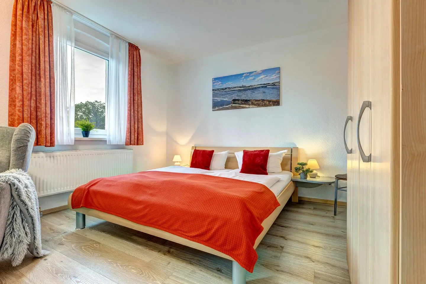 Stranddistel, Haus Gudrun: Whg. 6 Zinnowitz - Wohnzimmer