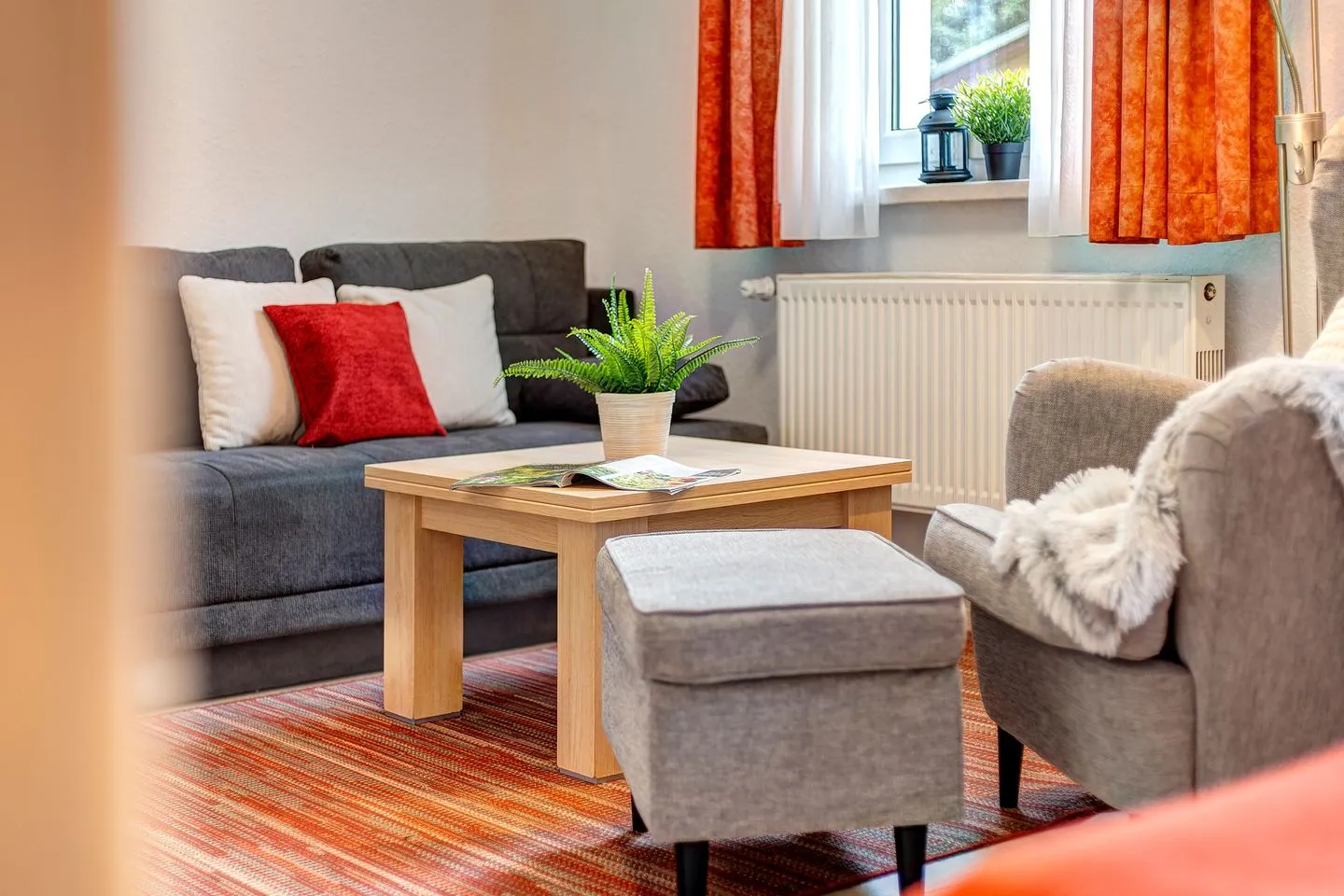 Stranddistel, Haus Gudrun: Whg. 6 Zinnowitz - Wohnzimmer