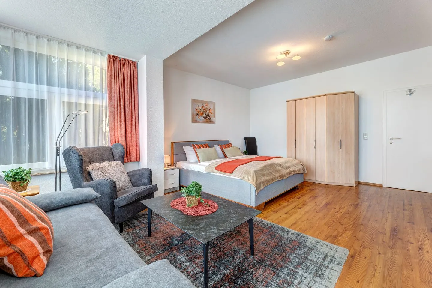 Stranddistel, Haus Gudrun: Whg. 1 Zinnowitz - Wohnzimmer