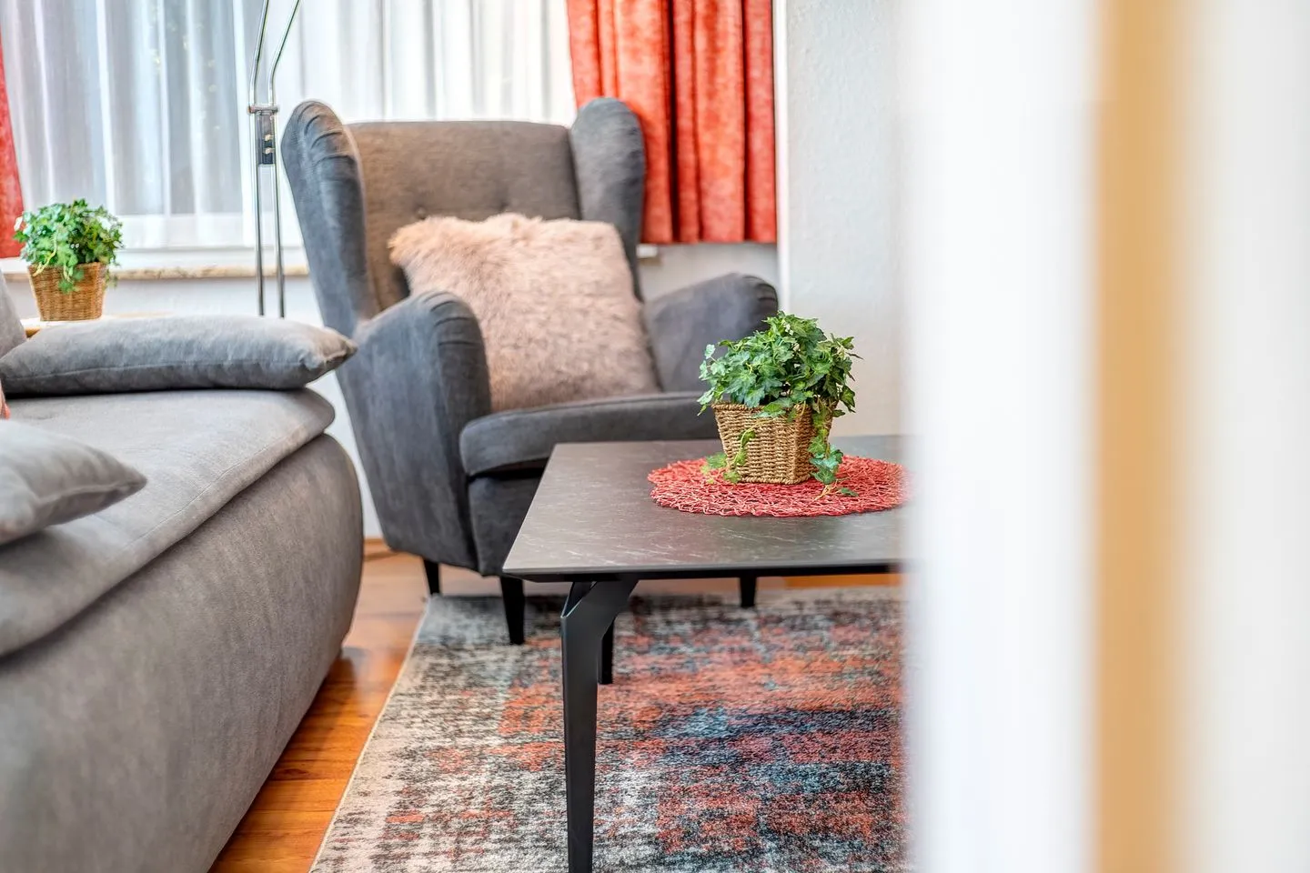 Stranddistel, Haus Gudrun: Whg. 1 Zinnowitz - Wohnzimmer