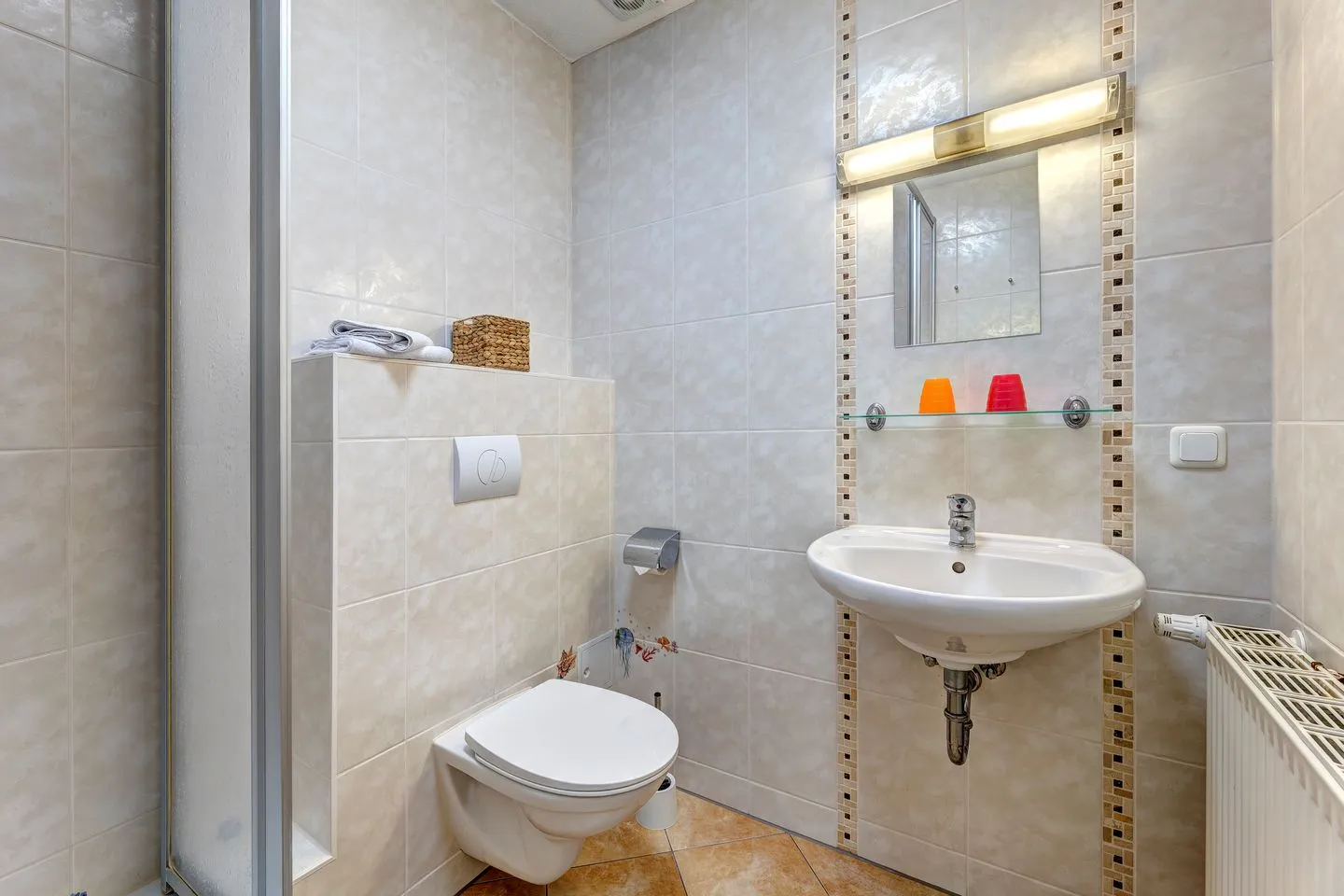 Stranddistel, Haus Gudrun: Whg. 1 Zinnowitz - Badezimmer
