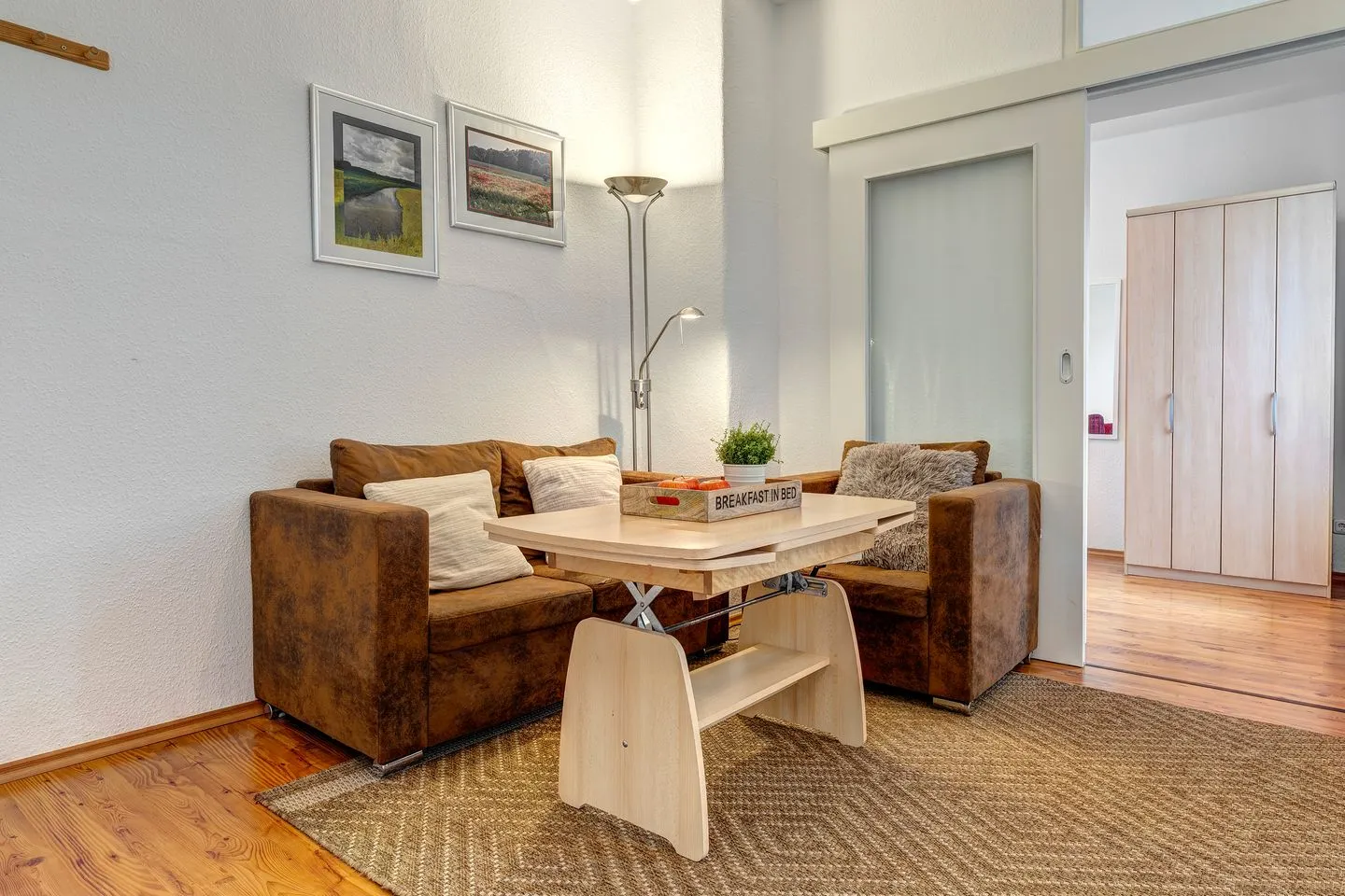 Stranddistel, Haus Gudrun: Whg. 2 Zinnowitz - Wohnzimmer